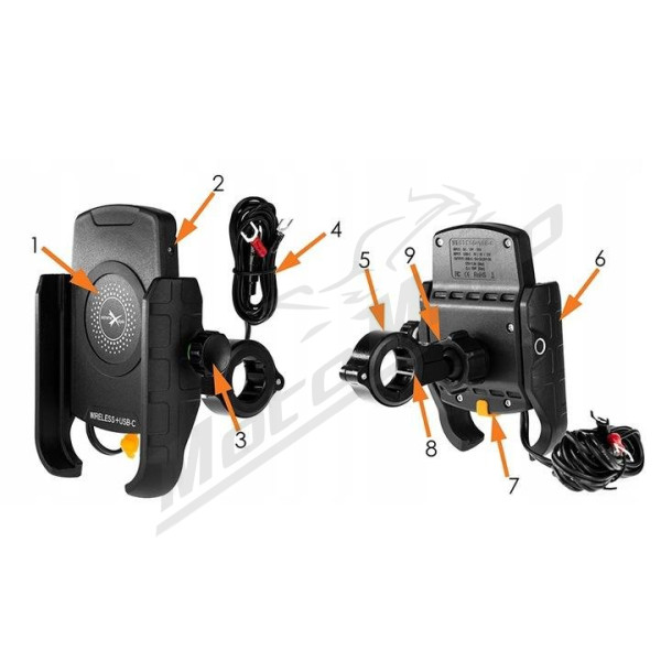 4Ride Telefono laikiklis R9W-PD