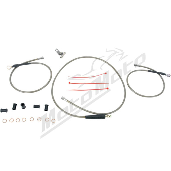 MOOSE OFFROAD HARD-PARTS Stainless Steel Braided Clutch Line Husqvarna / KTM 125-630cc 98-16