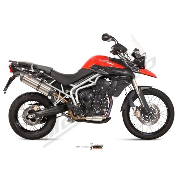 MIVV SUONO Slip-On muffler Triumph Tiger 800 11-20