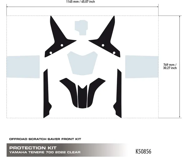 UNIRACING Stickers kit Yamaha XTZ 690-700cc 19-24