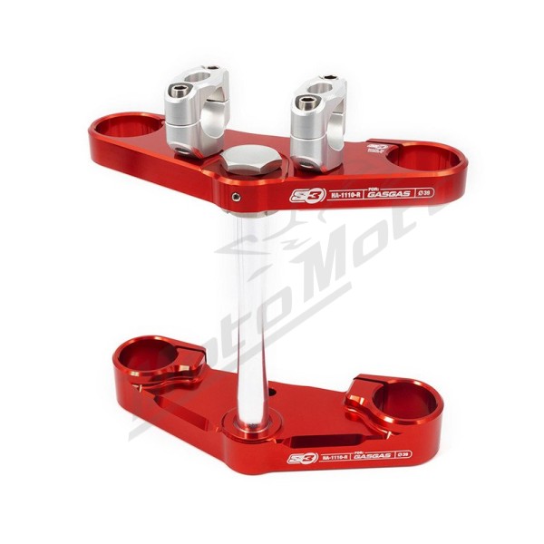 S3 Triple Clamp Ø39mm Red GasGas TXT / Pampera 125-300 02-23