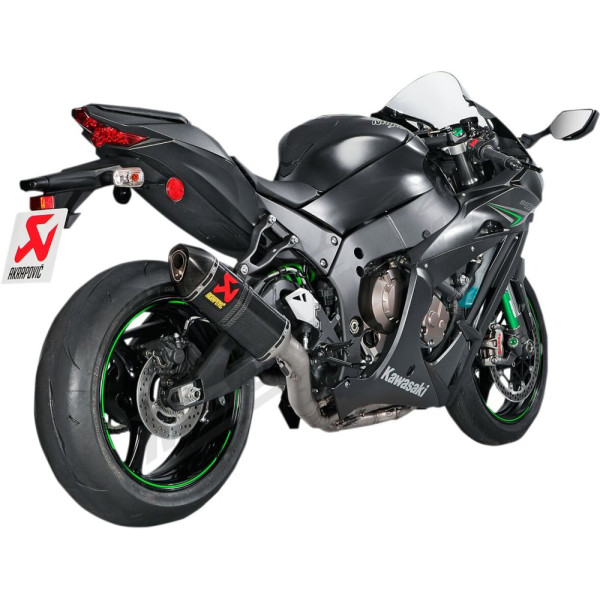 AKRAPOVIC Racing Line Exhaust System Stainless Steel / Carbon Fiber Kawasaki ZX-10R-RR 1000 16-20