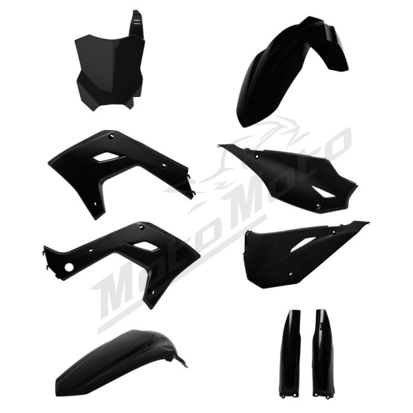 POLISPORT Restyle24 Body Kit Black Kawasaki KX 125-250 03-08