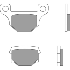 Brembo stabdžių trinkelės Carbon-Ceramic Derbi / Motorhispania / Rieju