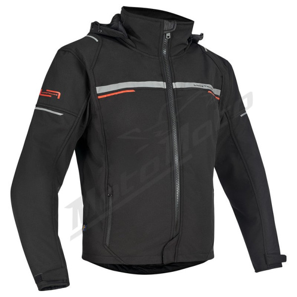 Lindstrands Saxby Textile Jacket Black