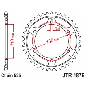 Rear sprocket JTR1876