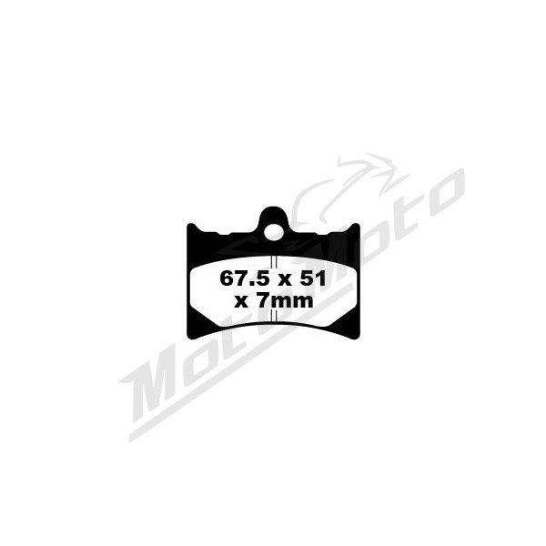 EBC FA-HH serijos Sindered stabdžių trinkelės APRILIA / GILERA / MOTOGUZZI / BETA 