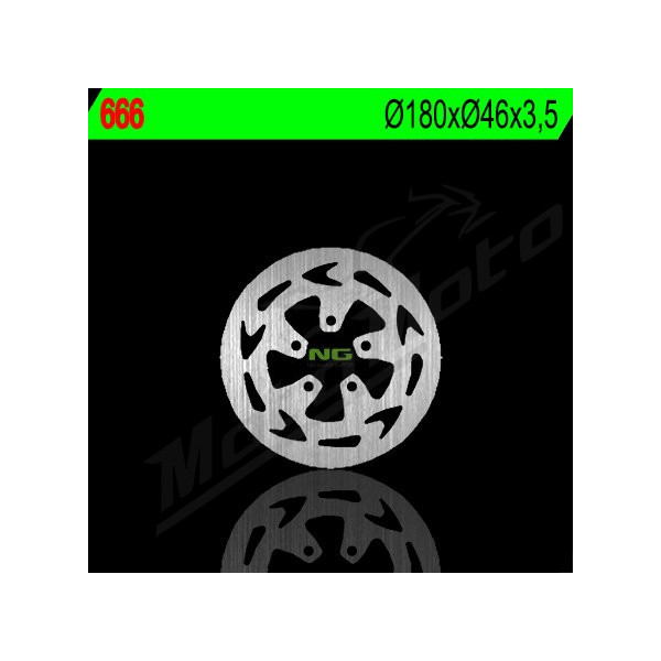NG Front Fixed Brake Disc 180x46x3.5mm Gas Gas EC / TXT 50-80cc 03