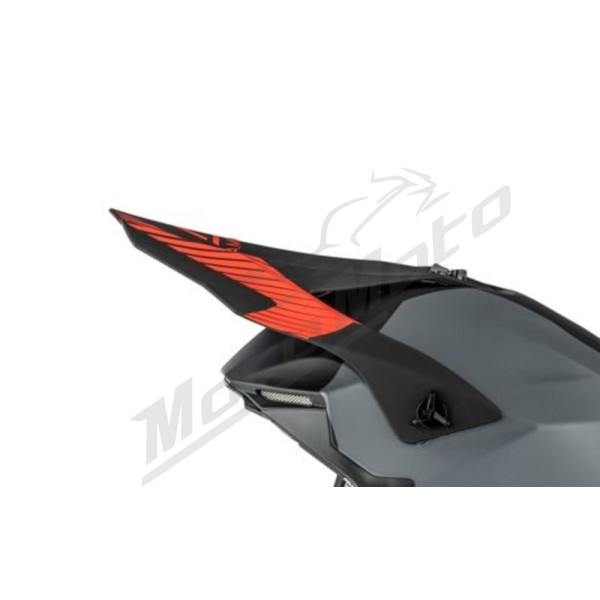 AMOQ Airframe Helmet Peak Black / Red