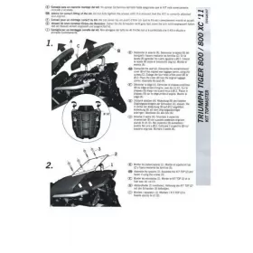  TOP CASE HOLDER TRIUMPH TIGER XR/ XC / XRX 800cc 2011-2021