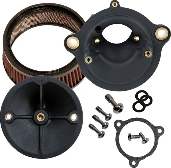 S&S CYCLE Super Stock™ Stealth Air Cleaner Kit Harley Davidson FLHX / FLHXSE / FLHXU 1923-1977cc 23-25