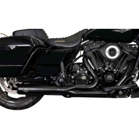 S&S CYCLE 2-into-1 Diamondback Exhaust System Harley Davidson FLH / FLHFB / FLHR 1750-1977cc 17-23