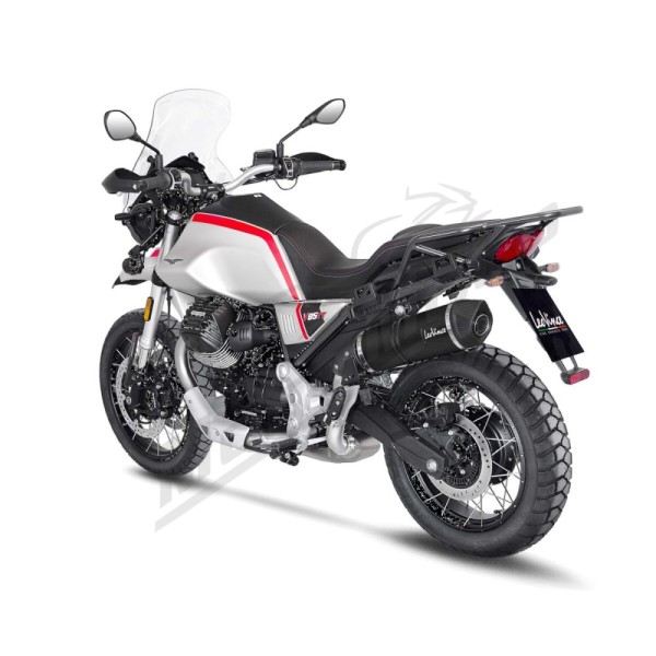 LEOVINCE LV One Evo Black Edition Slip-on Muffler MOTO GUZZI V85 850 18-25