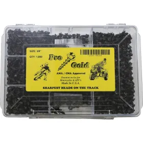 GOLD SCREWS "Pro Gold" Ice Screws 9,52 mm 1000pcs.