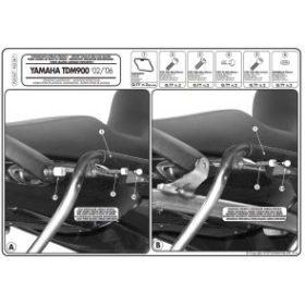 KAPPA Monokey K33N Side Case Holder Yamaha TDM 900 02-14