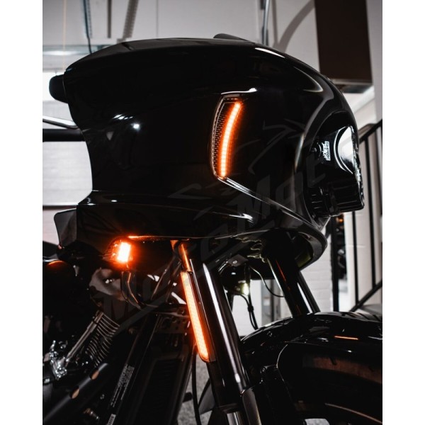 CUSTOM DYNAMICS Fairing Vent Lights Harley Davidson FXLRST 1923cc 22-24