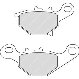 Ferodo galinės stabdžių trinkelės 41,5x75,7x8,2mm Suzuki RM 85 04-23