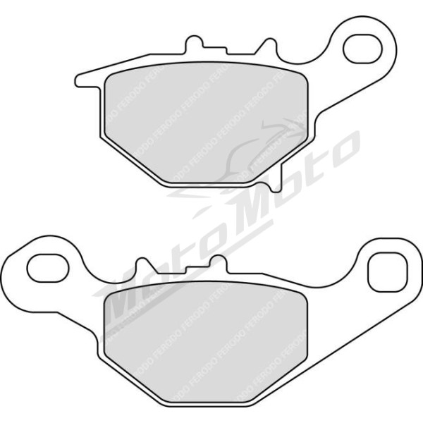 Ferodo Brake pads rear 41,5x75,7x8,2mm Suzuki RM 85 04-23