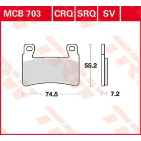 TRW SV Series Sindered Brake Pads Honda / Hyosung 250-1300cc 98-17