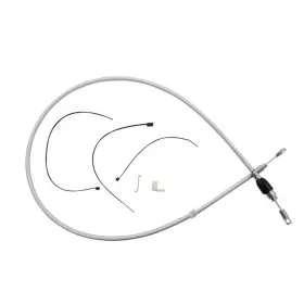 MAGNUM SHIELDING Chrome Quick Connect Upper Clutch Cable Harley Davidson FLDE / FLFBS / FLTRK / FXBR / FXST 1750/1977 18-24 127cm