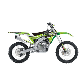 Blackbird DREAM 4 grafikos lipdukų kompl. + sėdynės užvalkalas KAWASAKI KXF 250 17-20