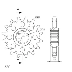 Supersprox / JT Front sprocket 295.15 15t