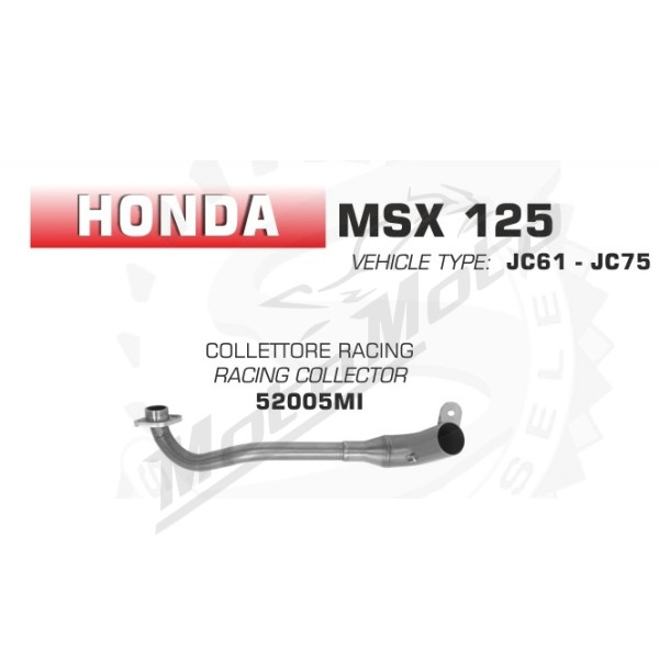 Collector Racing ARROW Honda MSX 125i Grom 2013-2020