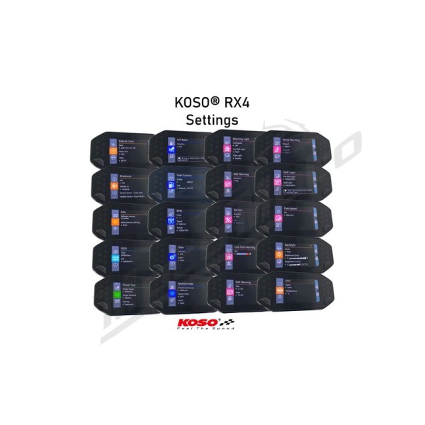 KOSO Digital Multifunction Cockpit YAMAHA MT-07 / MT-09 / XSR 700-900cc 2014-2021