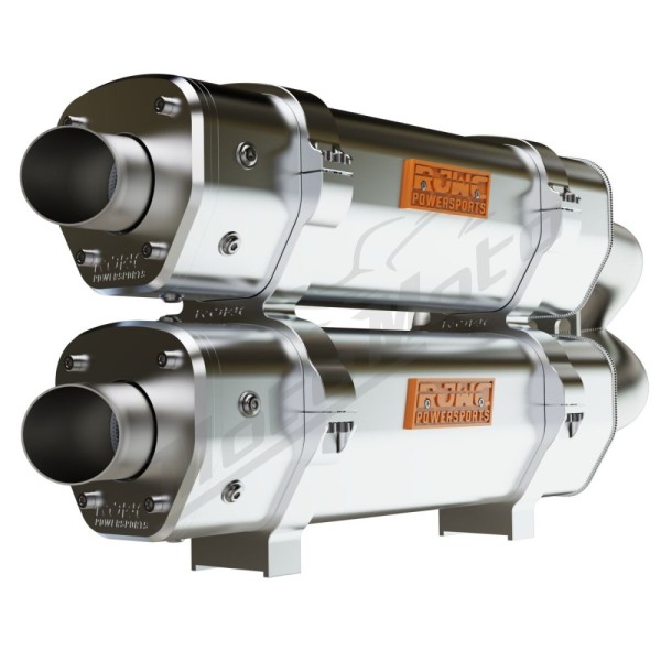 RJWC POWERSPORTS APX Aluminium Slip-On Muffler  Can Am Maverick Turbo 900cc 17-24