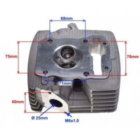 Cylinder head HONDA 150cc 4T 57mm