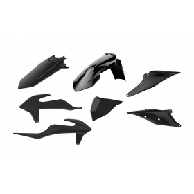 Polisport plastikų komplektas KTM EXC, EXC-F 150-500cc (2020-2023) Juoda