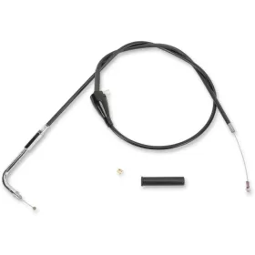 DRAG SPECIALTIES Black Vinyl Throttle/Idle Cable Harley Davidson FLHT / FLHTC / FLHTCI / FLHTCSE 1450-1584cc 02-07