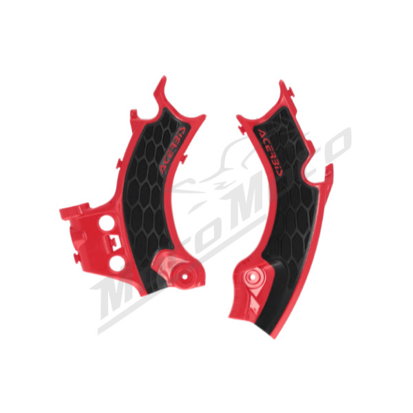Acerbis X-Grip Frame Guards Honda CRF 250-450cc 25-> Black/Red