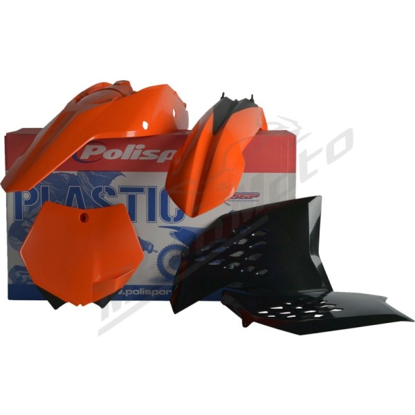 POLISPORT Plastikų komplektas OE KTM SX / SX-F / XC / XC-F 125-505cc 2007-2010