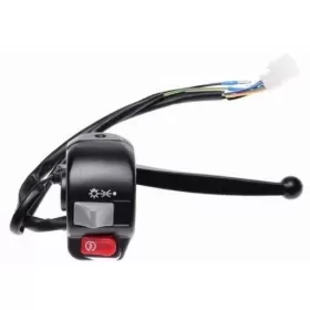 Handlebar switch with mirror thread
