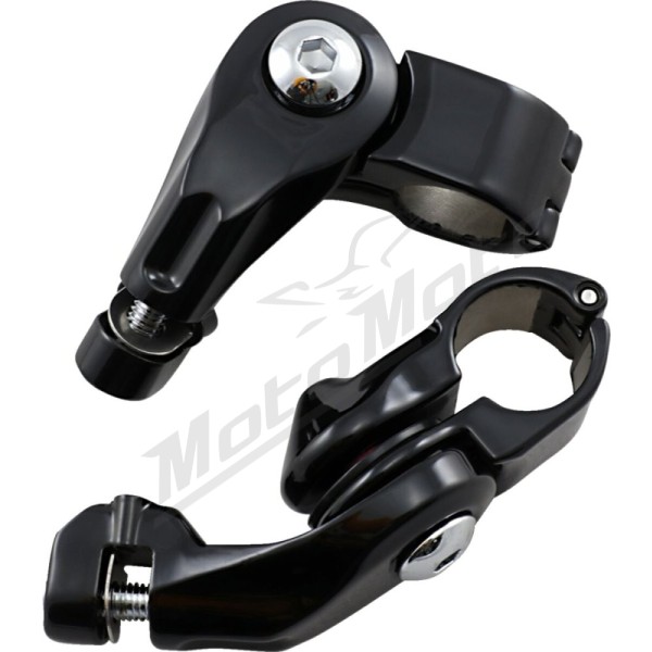 KURYAKYN Tour-Tech Short Universal Footpeg Mounts Black