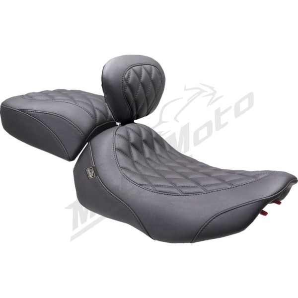 MUSTANG Wide Tripper™ Solo Seat Harley Davidson FLHFB / FLHR / FLHRC / FLHRXS / FLHTC / FLHTCU / FLHTK / FLHX / FLHXSE / FLTRU / FLTRX / FLTRXSE 1584-1977cc 09-25