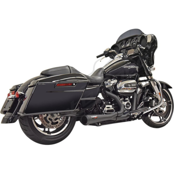 BASSANI XHAUST Road Rage 2:1 Short Exhaust System Harley Davidson FLH / FLHFB / FLHR 1750-1977cc 17-25