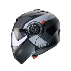 Atverčiamas šalmas Caberg Drift Duke Evo Indy Pilka/Juoda matinė