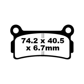 EBC FA164 Series Organic Brake Pads Front  Beta EVO 125-300 20-22