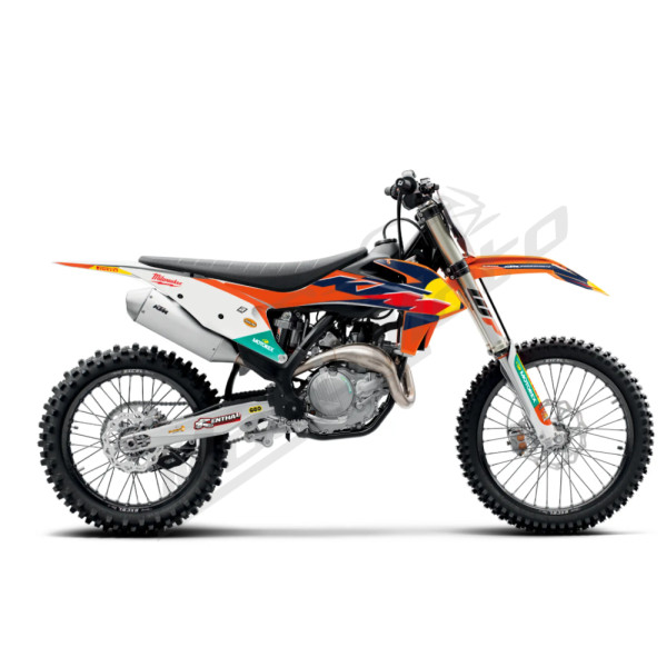 Blackbird Racing Replica Factory Lipdukų Kompl. KTM EXC / EXC-F / SX / SX-F 125-450cc 19-23
