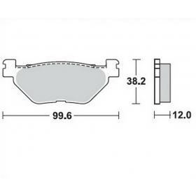 Brake pads MALOSSI FT3058 / MCB722 SPORT