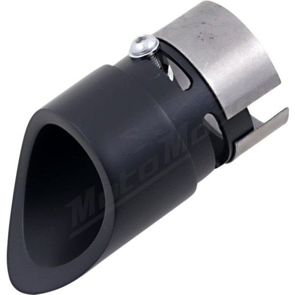 BARON Exhaust Tip BLACK YAMAHA XV / XVZ 1300-1700cc 99-13