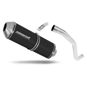 Triumph TIGER SPORT 1050 2013-2015 HI Level Exhaust Silencer Muffler OVR BLACK + dB killer