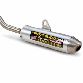 PRO CIRCUIT 304 Silencer Stainless Steel/Aluminum Suzuki RM 250 04-11