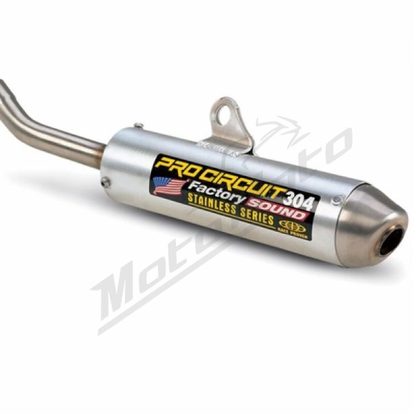 PRO CIRCUIT 304 Silencer Stainless Steel/Aluminum Suzuki RM 250 04-11