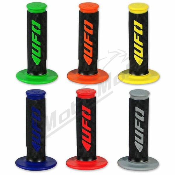 UFO Challenger Grips Half-Waffle Yellow 22mm 112mm 2pc.