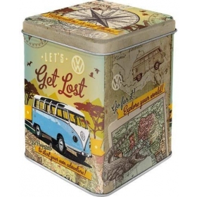 Box VW GET LOST 7x7x10cm