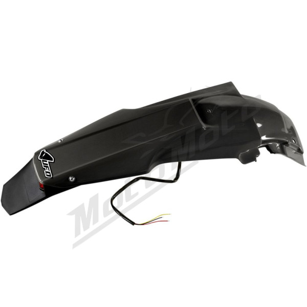 UFO Enduro Black Rear Fenders with Light Suzuki RM-Z 450cc 08-17