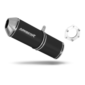 Triumph TT 600 2000-2003 Dominator Exhaust Silencer Muffler OVR BLACK + dB killer